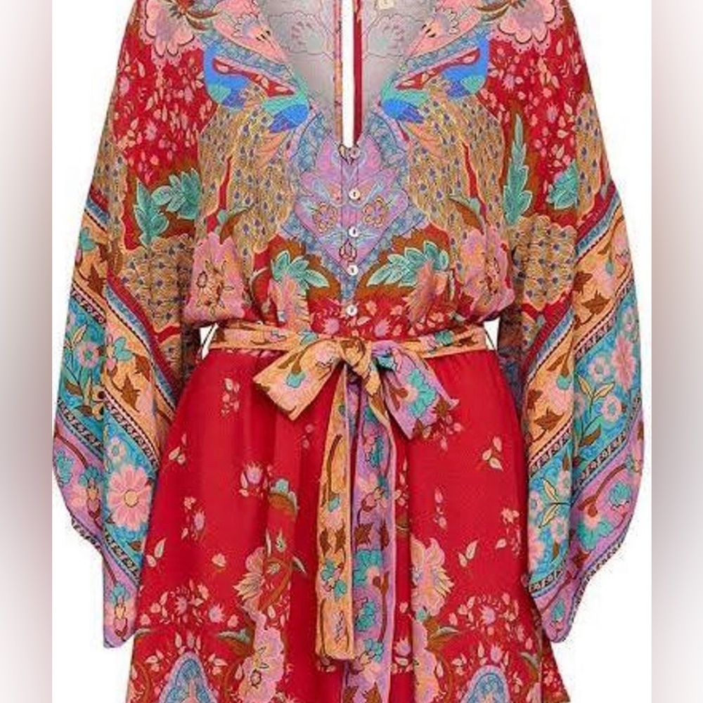 Spell And The Gypsy Red Ruby Lotus Playsuit Rompe… - image 2